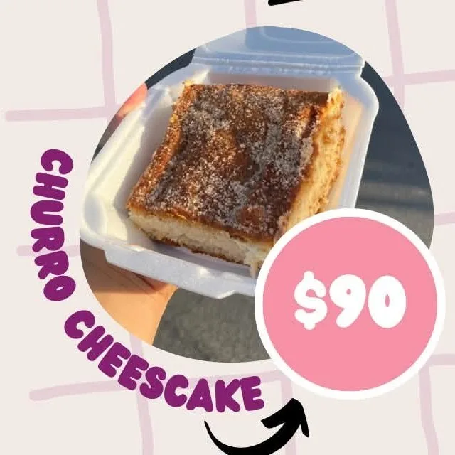 Churro Cheesecake Slice