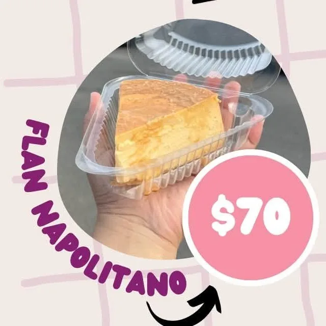 Flan Napolitano Slice