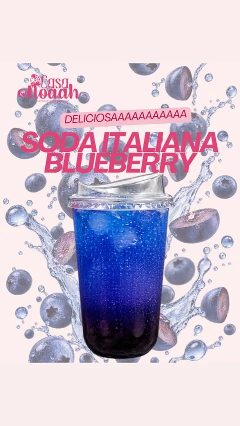 Blueberry Italian Soda