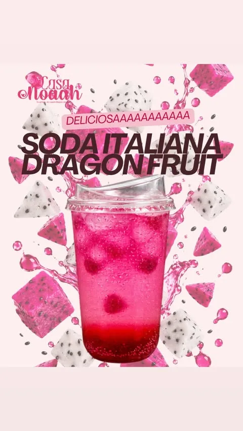 Dragon Fruit Italian Soda