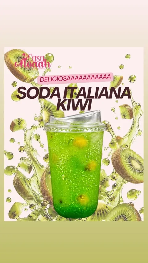 Kiwi Italian Soda