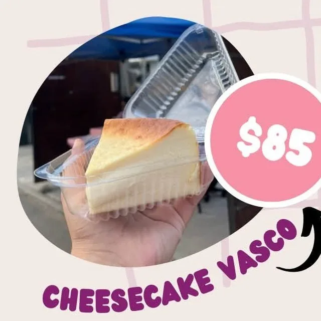 Basque Cheesecake Slice